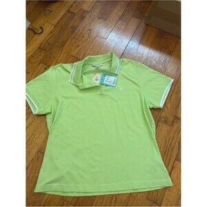 Lilly Pulitzer Golf Light Lime Green Short Sleeve Polo